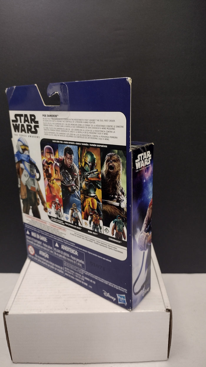 Star Wars: The Force Awakens – Poe Dameron (Desert Mission) 3.75-Inch Action Figure with Snap-On Armor • Hasbro 2015 Sealed in Box