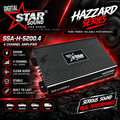 Starsound Hazard Series 5200 4-Channel Amplifier