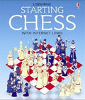 Book cover with cartoon royalty and knights on a red and white checkered board against a light blue background.