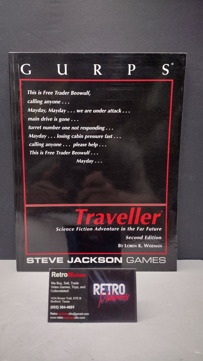 Steve Jackson Games GURPS Traveller: Science Fiction Adventure in the Far Future 2nd Edition (Paperback - New)