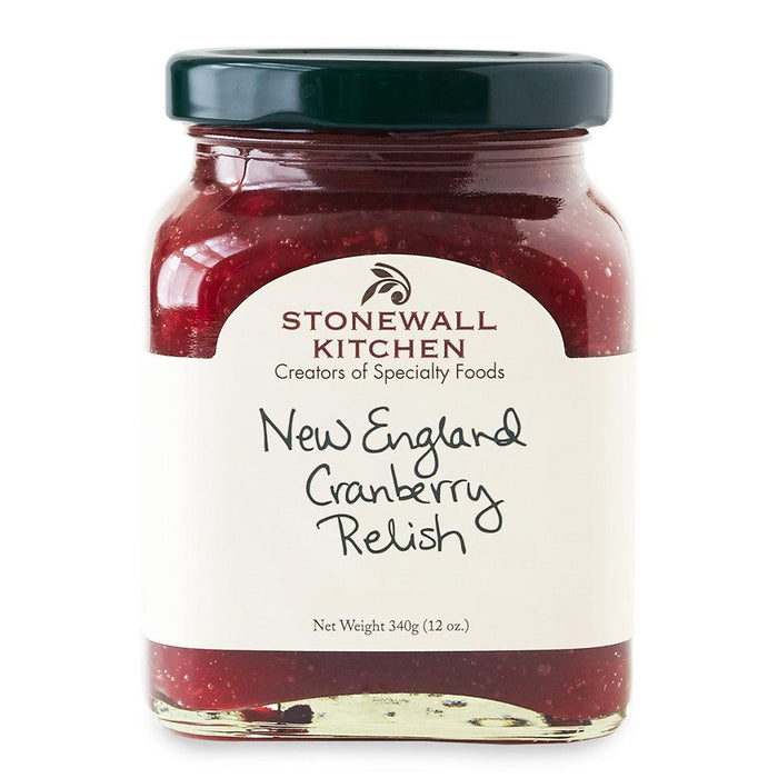 Stonewall Kitchen crafts this New England Cranberry Relish with sweet, ripe cranberries and bright zesty orange.