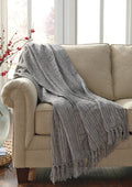 Tabby Gray Decorative Throw