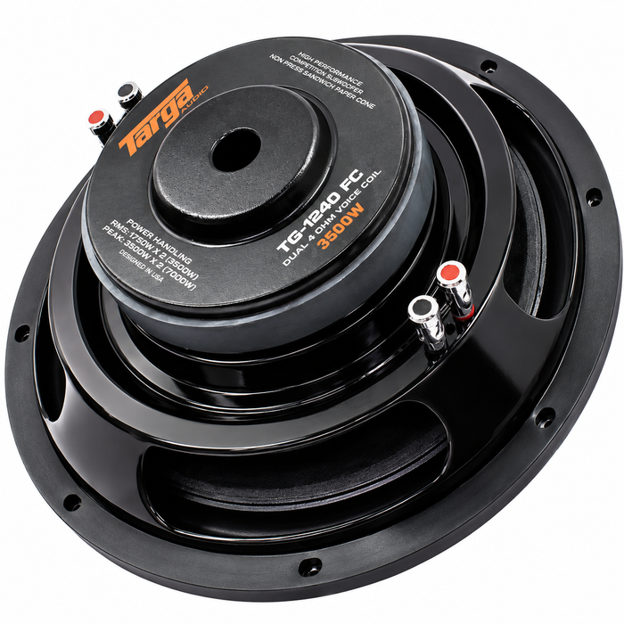 Targa TG-12DFC 12 Competition Flat Subwoofer