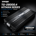 Targa TG-28000.4 Hitman Series 4-Channel Amplifier - 28000W