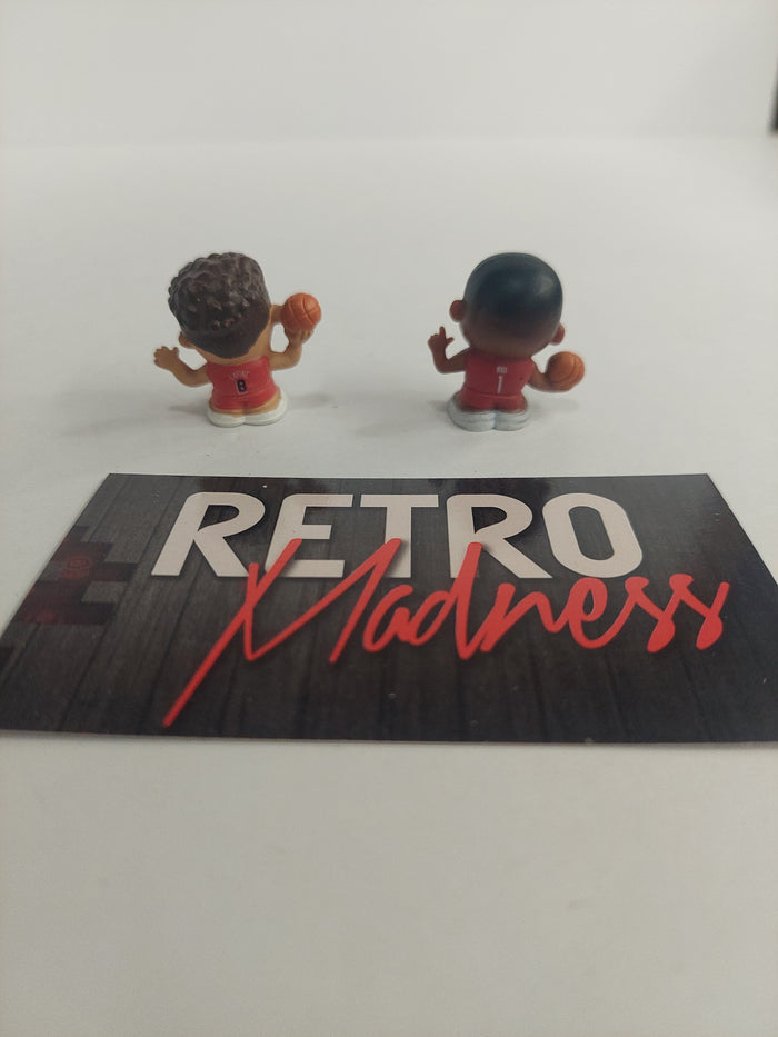 Teeny Mates Chicago Bulls Zach Lavine and Houston Rockets John Wall 1" Figures