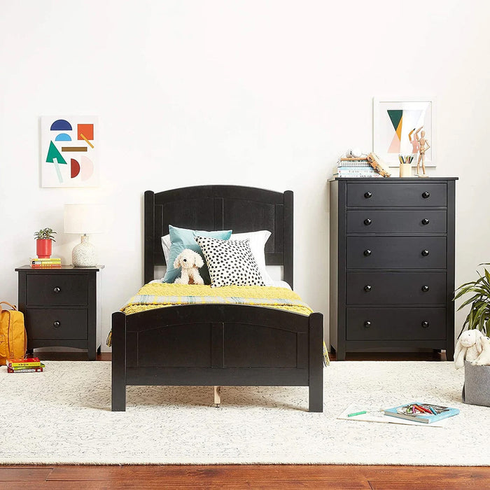 TODD Black Twin Bed