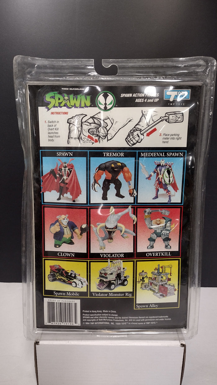 Todd McFarlane's Spawn Overtkill Figure Plus Special Edition Comic Book