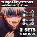 Toge Inumaki - Jujutsu Kaisen | Temporary Tattoos | 2 SETS - AlunaCreates
