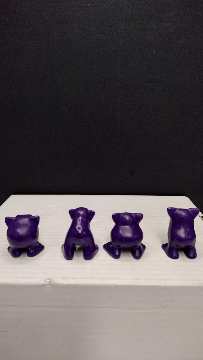 Toyfinity Mordles: Solid Purple Edition – Lot A of 4 Figures (Loose)