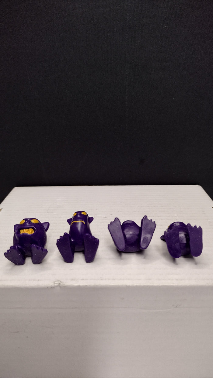 Toyfinity Mordles: Solid Purple Edition – Lot A of 4 Figures (Loose)