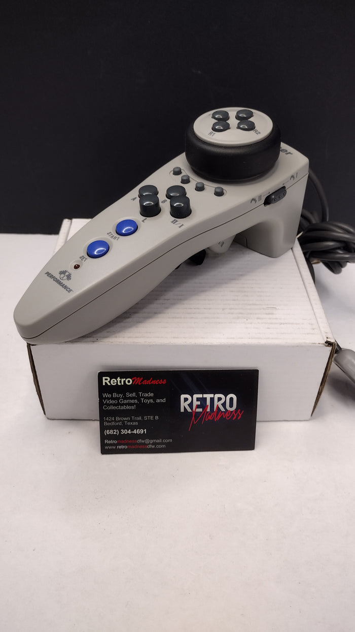 UltraRacer Handheld Racing Steering Wheel PS1 Controller - Tested & Working