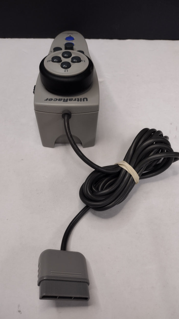 UltraRacer Handheld Racing Steering Wheel PS1 Controller - Tested & Working