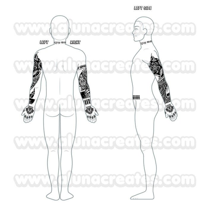 Uta - Tokyo Ghoul | Temporary Tattoos | FULL SET - AlunaCreates