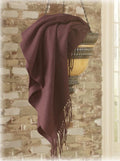 VALE Eggplant Decorative Throw
