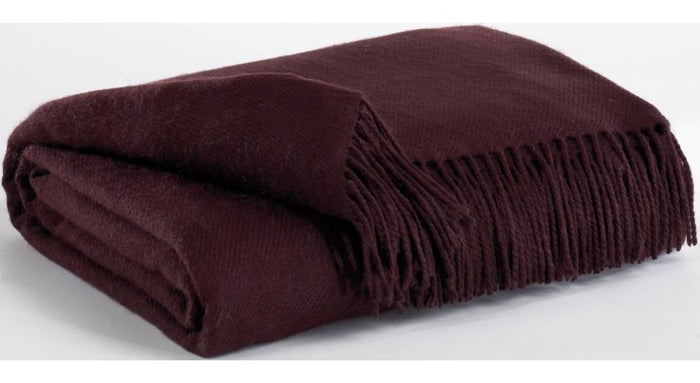 VALE Eggplant Decorative Throw