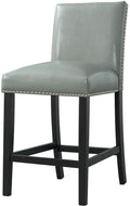 VALERY Gray Faux Leather 20" Wide Counter Chair