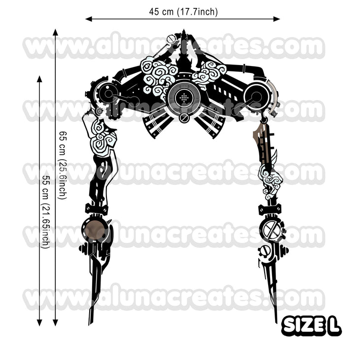 Vi - Arcane | Temporary Tattoos | FULL BACK - AlunaCreates