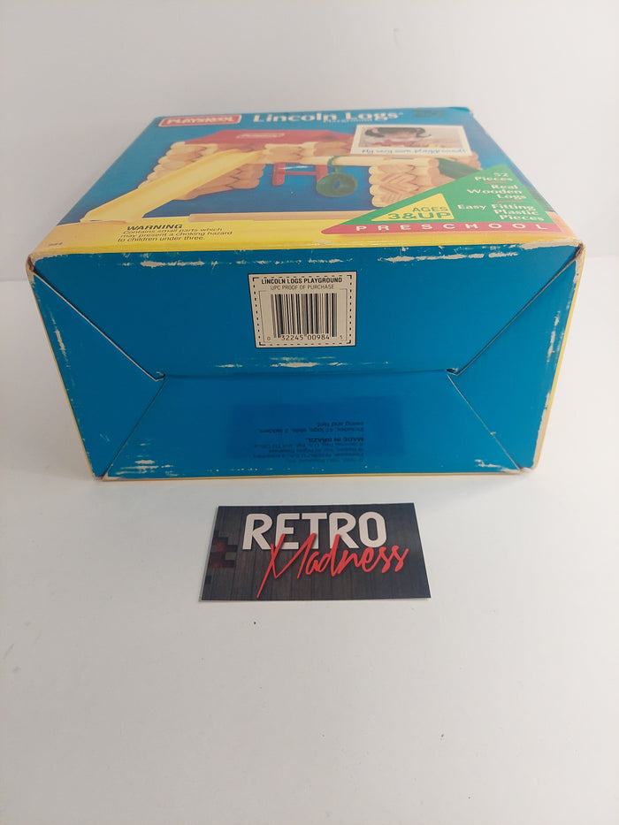 Vintage 1993 Playskool Lincoln Logs Playground