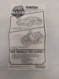 Vintage Kenner M.A.S.K. Raven Instructions ONLY