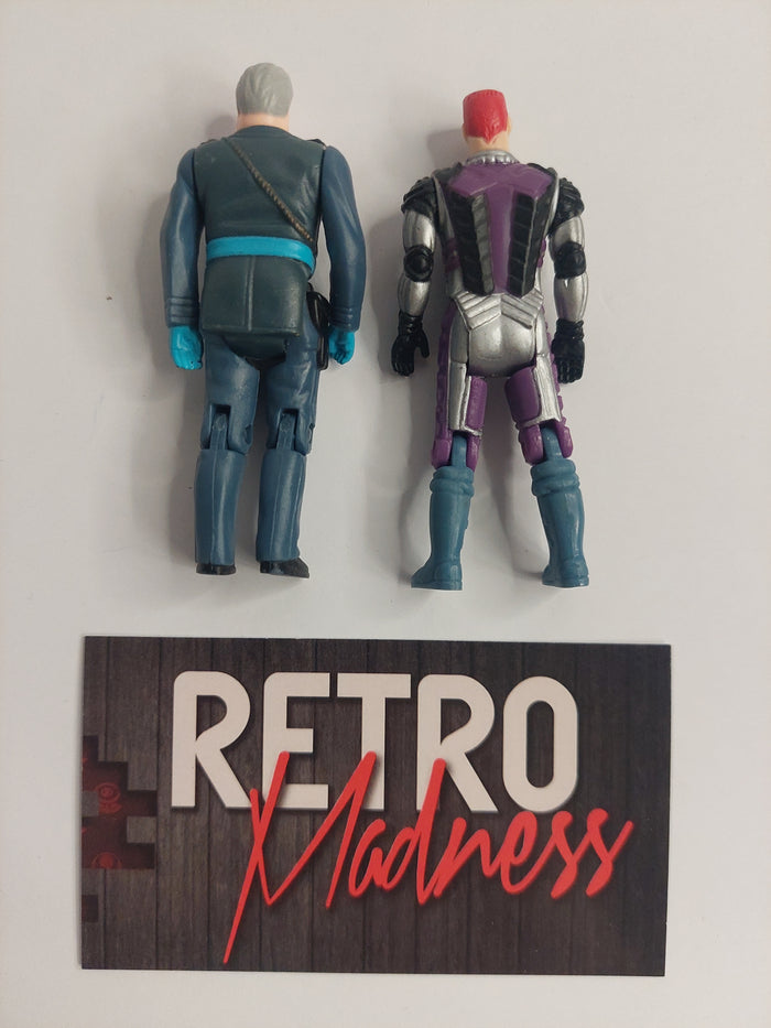 Vintage Lot M.A.S.K. Miles Mayhem and Lester Sludge Figures
