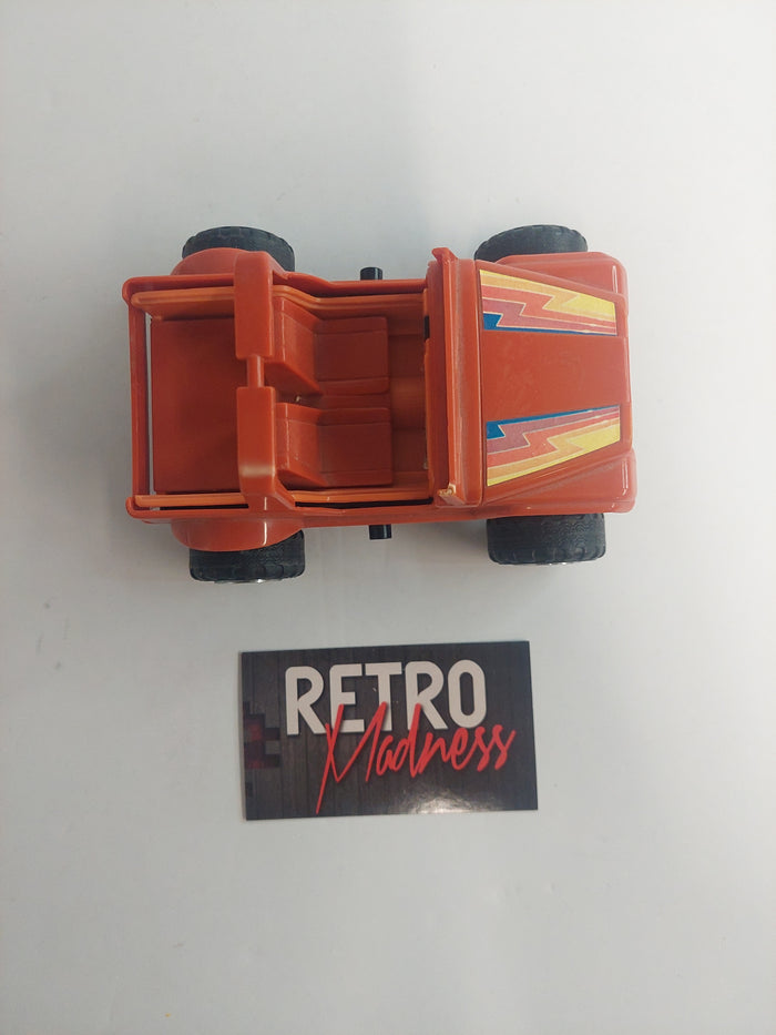 Vintage M.A.S.K. Gator Orange Jeep CJ5 Speed Boat Hydroplane Incomplete