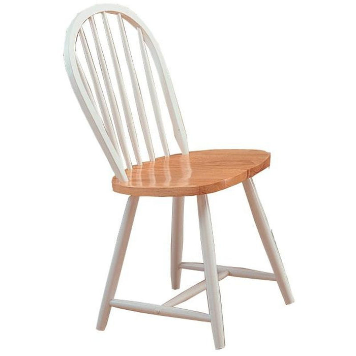 White & Oak Dining Chair