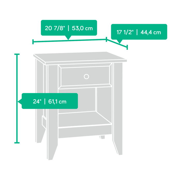 Willow Bend Lintel Oak Nightstand