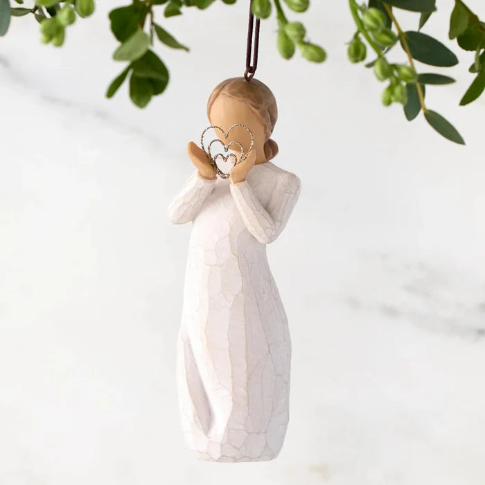 Willow Tree :  Lots of Love Ornament - Ever close to my heart