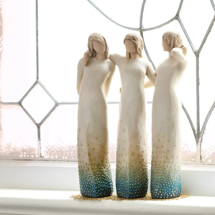 Willow Tree : Side By Side - From each other, over the years, we gather strength, through laughter and tears