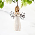 Willow Tree : Sign for Love Ornament - I love you