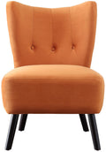 WILMA Orange Accent Chair