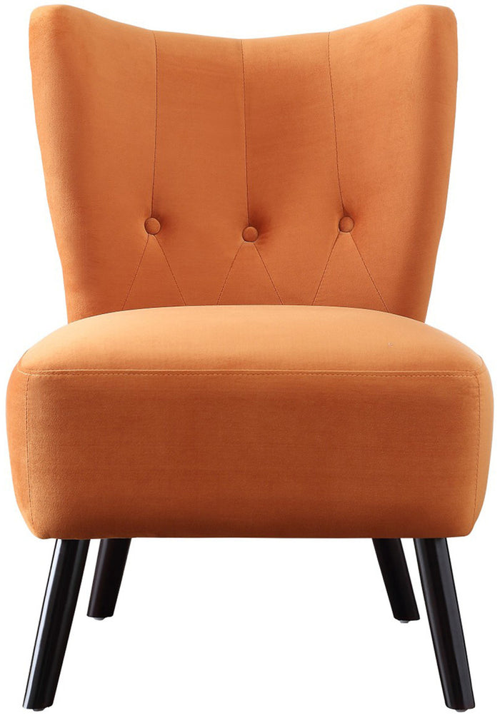 WILMA Orange Accent Chair