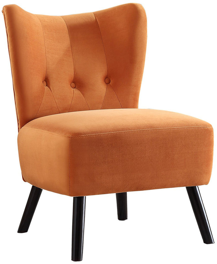 WILMA Orange Accent Chair