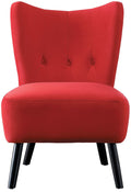 WILMA Red Accent Chair