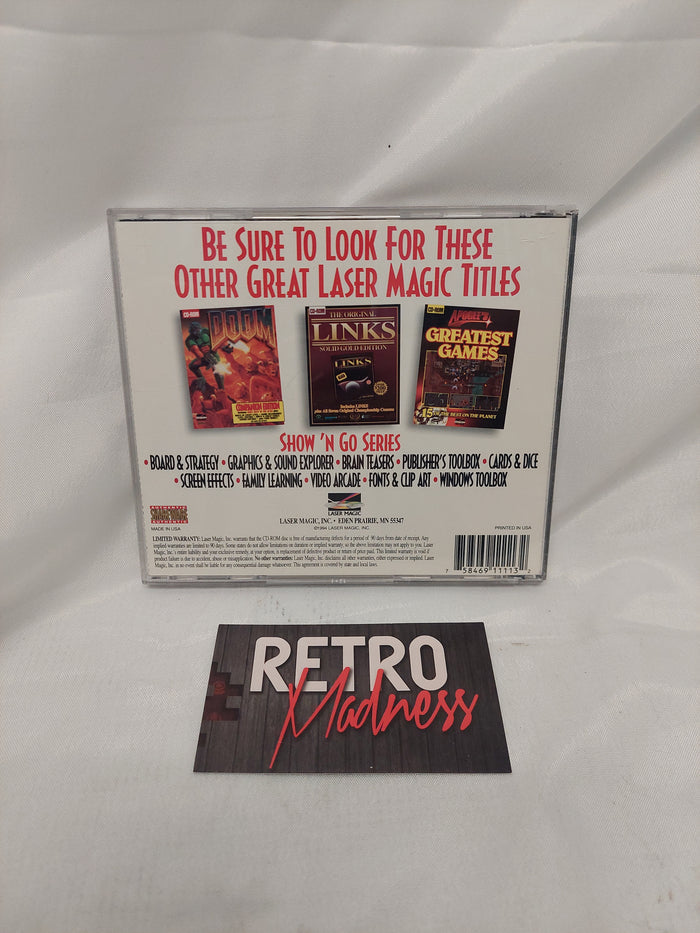 Wolfenstein 3D and Black Stone Aliens of Gold Companion Edition CD Rom Tested