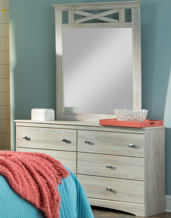 Xerces Cream Dresser & Mirror