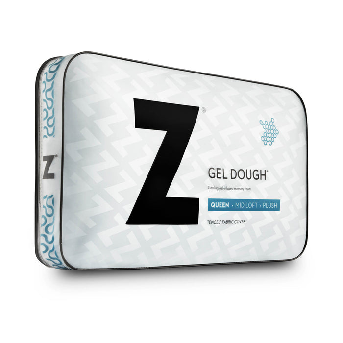 Z-GEL DOUGH Infused Memory Foam Pillow, Mid Loft