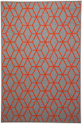 ZANDER Orange 4' x 7' Rug