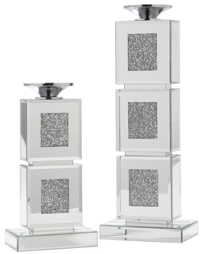 ZARAH Mirror Candleholder Pair
