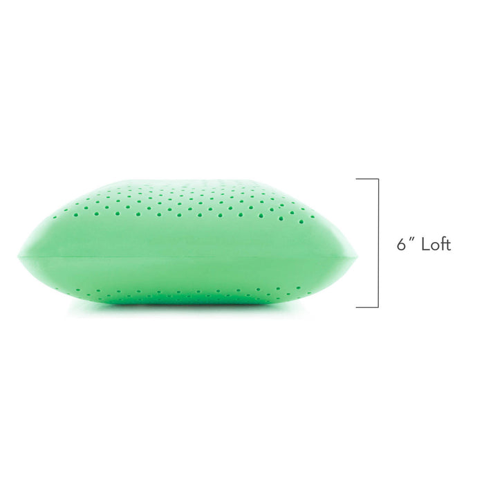 Zoned ActiveDough Peppermint Pillow with Aromatherapy Spray, Mid Loft