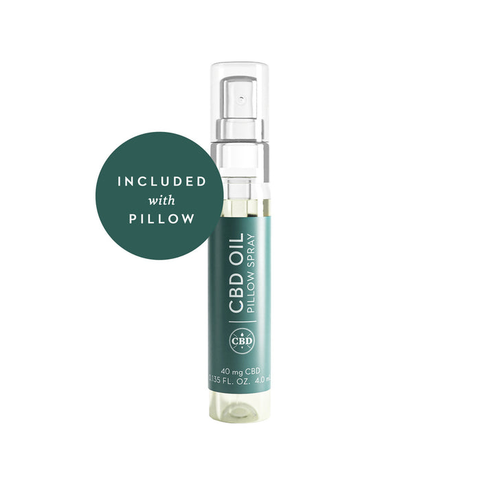 Zoned Dough CBD Pillow with Aromatherapy Spray, Mid Loft